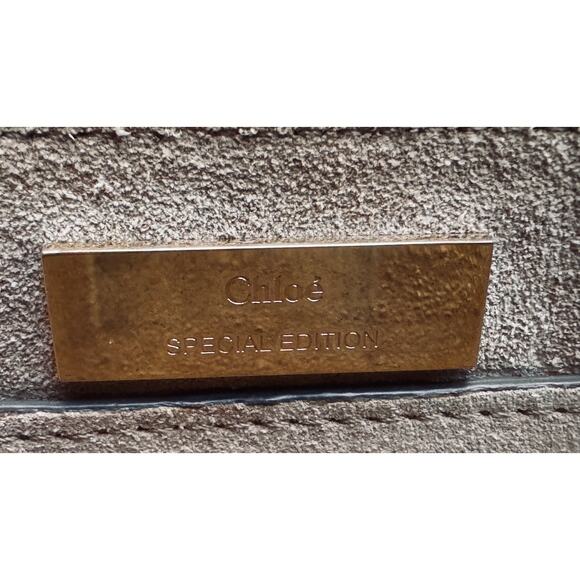 Chloé Faye Special Edition Chain, Suede & Leather Italy Rare - Picture 8 of 12